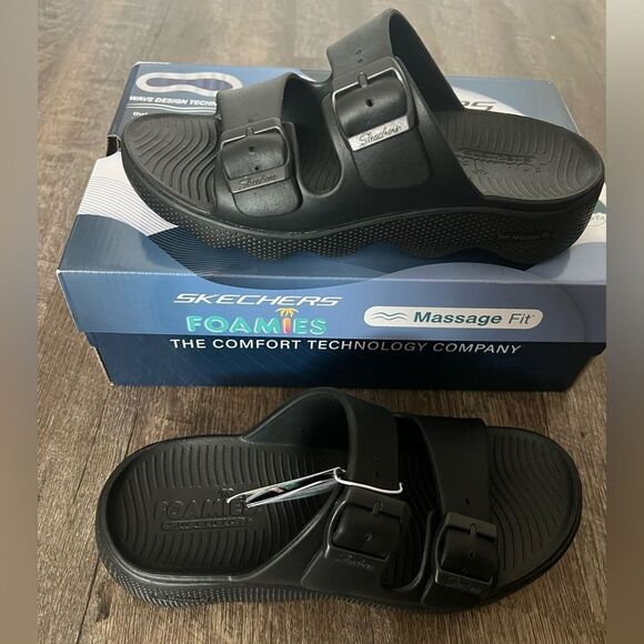 Skechers Foamies: Massage Fit Care Free Women's Sandals- Size 8 - Picture 1 of 6